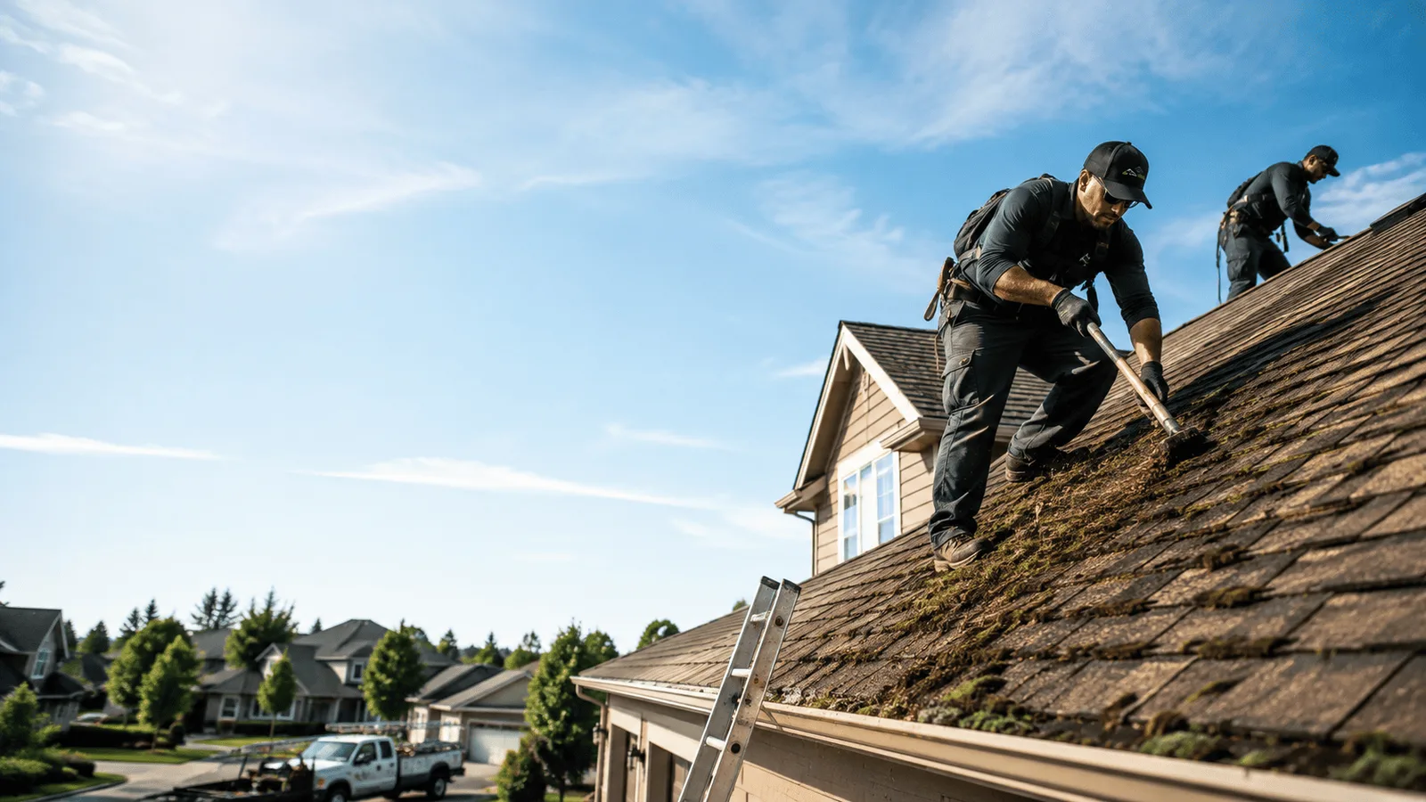Roof Moss Removal in Milton, WI near me
